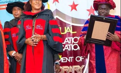 Veteran Actress, Ireti Doyle Celebrates As She Bags Doctorate Degree