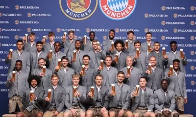Reactions after Sadio Mane decides not to hold a beer in Bayern Munich's traditional photoshoot