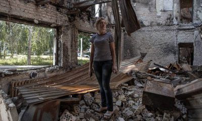 Ukrainian who lost everything in Hostomel vows a return to her ruined home