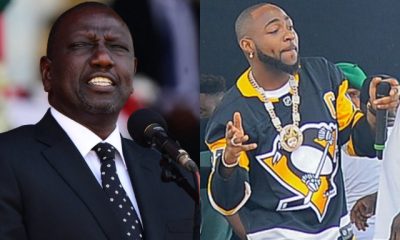 Davido reacts as Kenya's courts upholds William Ruto's presidential victory
