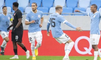 Canada loses 2-0 to Uruguay in World Cup tune-up match