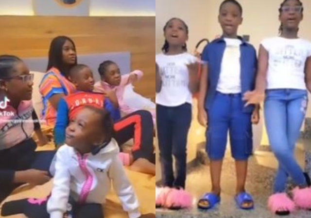 “They have taught me so much about life and love” – Mercy Johnson writes as she shares cute family video
