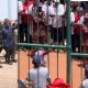 Elderly Woman Falls On Her Knees To Pray For Peter Obi In Jos Rally