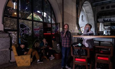 Exiles feel at home at the 'Karma' bar in Warsaw