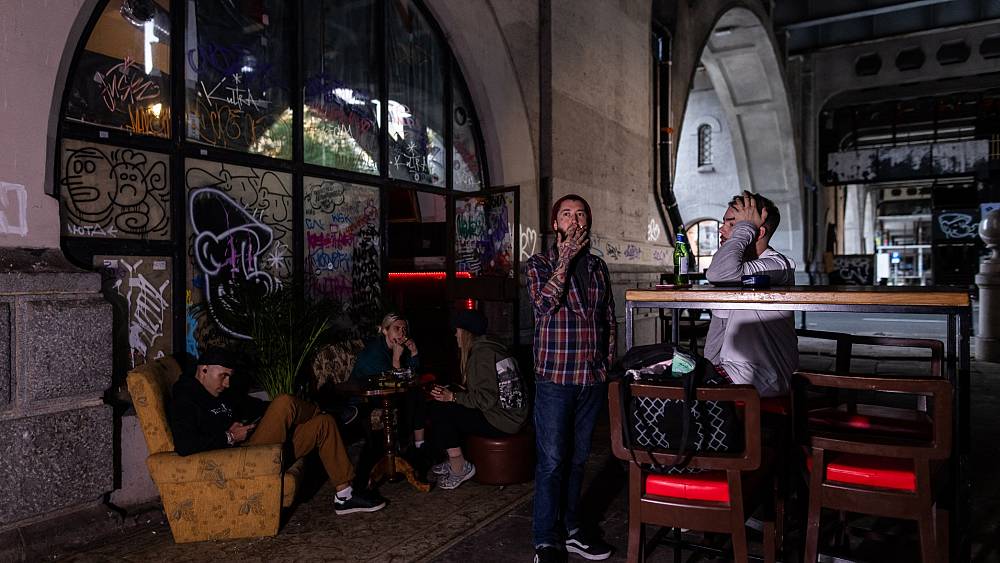 Exiles feel at home at the 'Karma' bar in Warsaw