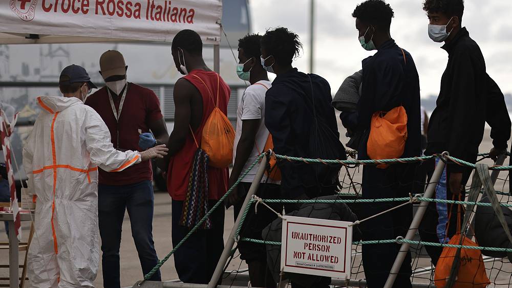 Hundreds of migrants rescued in Mediterranean dock in Italy after uncertain days