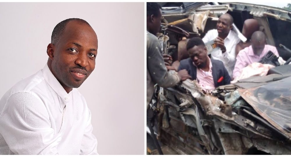 Moment Dunsin Oyekan Sang Hours After Accident (Video)