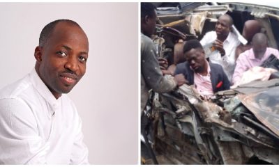 Moment Dunsin Oyekan Sang Hours After Accident (Video)