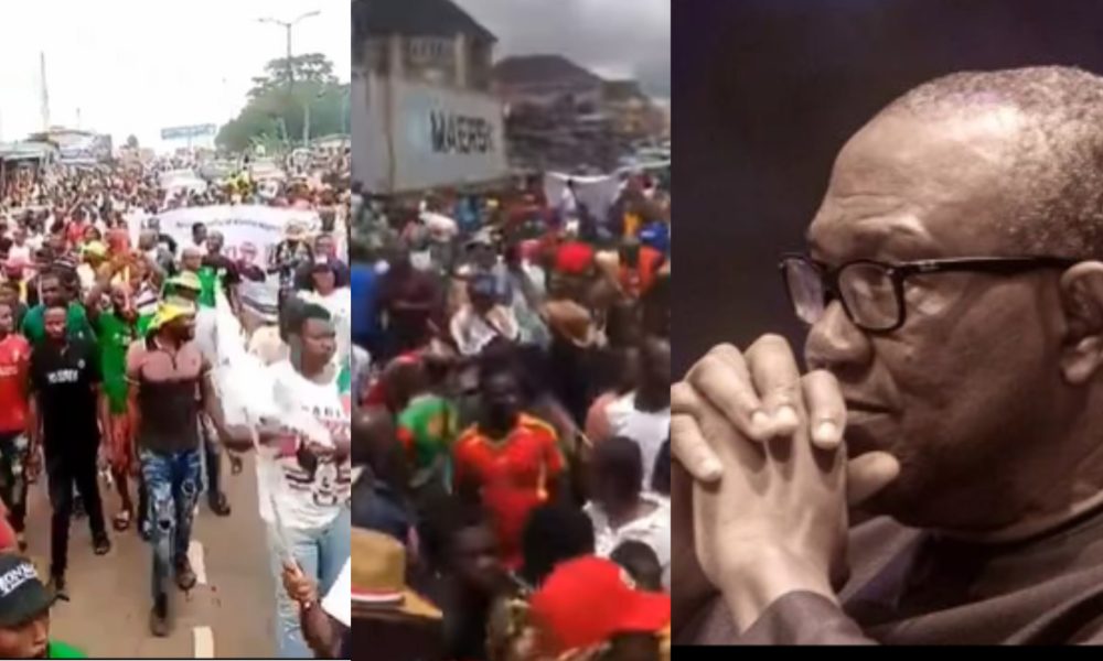 Peter Obi Reacts As Oyo, Nnewi Supporters Goes Agog In 'Obidient' Rally