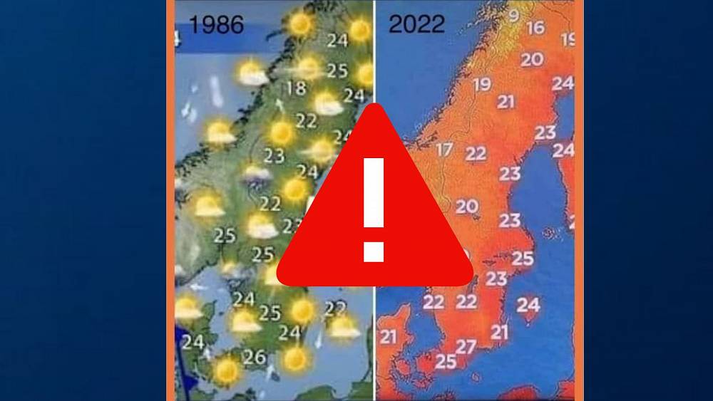 Sweden election: Why this viral image is not proof of 'climate hysteria'