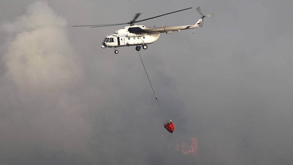 Two dead after helicopter crashes en route to Turkish wildfire