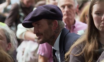 VIDEO : David Beckham queues to see the Queen's coffin in London.