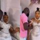 Fashion is pain, corset so corseted my soul-Bimbo Adeboye reveals hilarious struggle before she could slay in outfit (video)