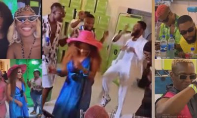 Fans gush as ex-Level Up housemates storm Oraimo party in grand style