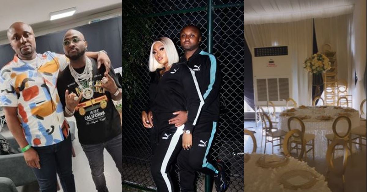 Isreal DMW reacts as Davido storms Benin ahead of his church wedding, shares video of venue