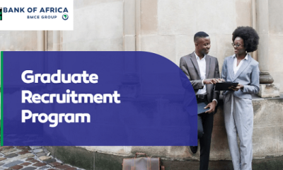 Bank of Africa Uganda Graduate Recruitment Program for Recent Graduates