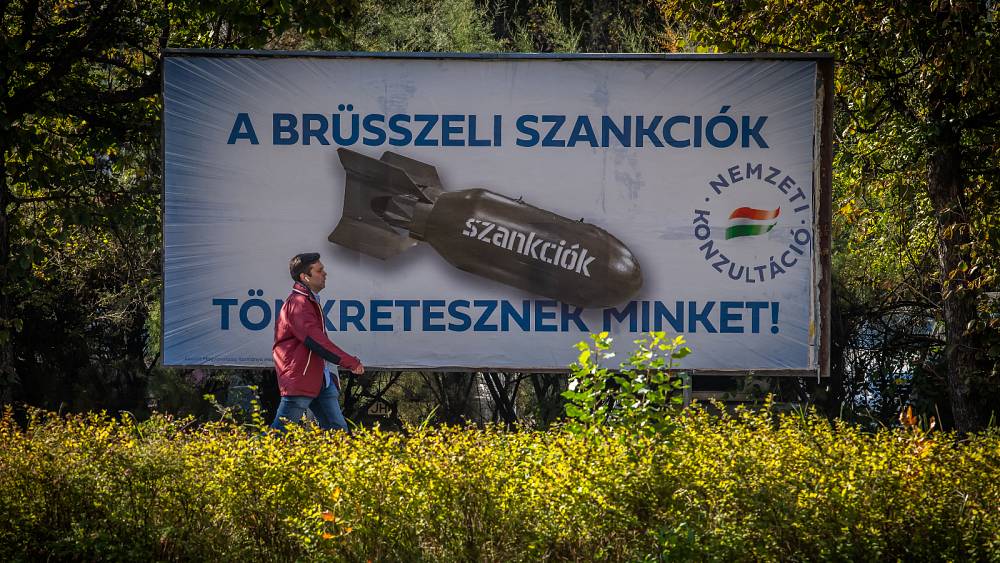 Hungary comparing EU sanctions on Russia to bombs is 'inappropriate', says Commission