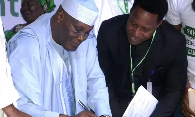 Nigerian presidential candidates pledge peaceful campaigns