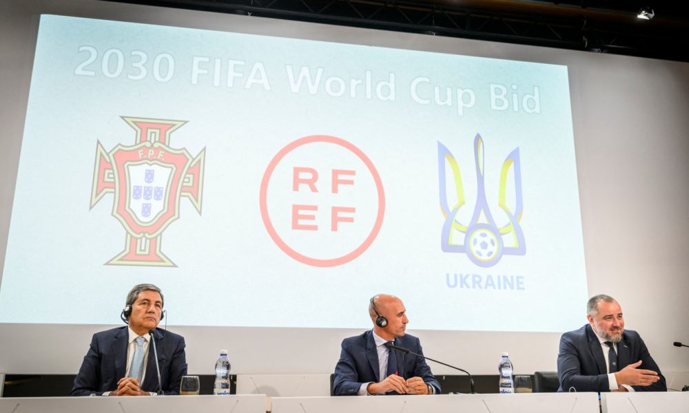 Spain and Portugal confirm Ukraine joins 2030 World Cup bid