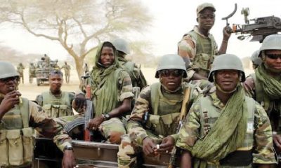 Troops of the Nigerian military attached to Operations Hadarin Daji