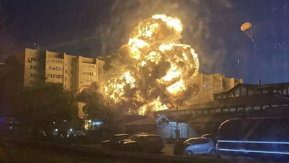 Ukraine war: 14 dead as Russian warplane crashes into apartment building in port city of Yeysk