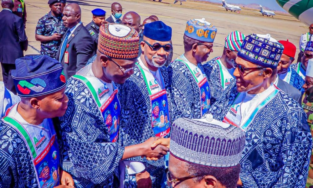 Buhari Leads Governors, Senators To Jos As Tinubu Kicks Off Campaign (Photos)