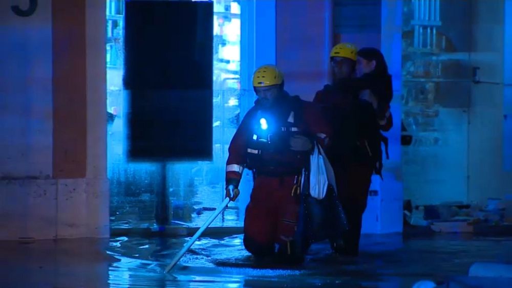 Deadly floods in Lisbon kills one person and causes chaos