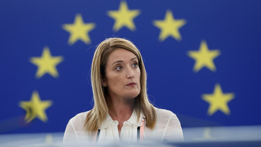 'European democracy is under attack': Roberta Metsola addresses EU Parliament corruption scandal