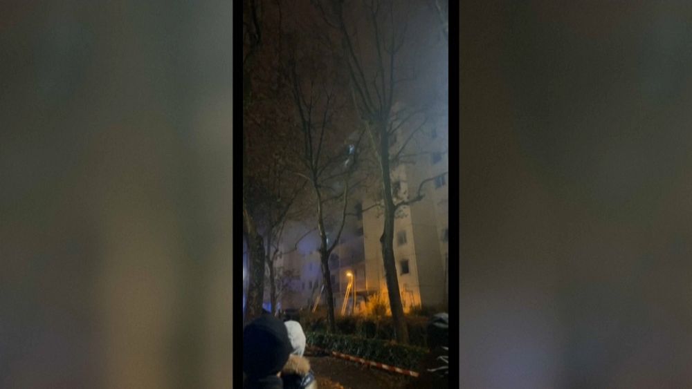 French interior minister visits scene of fire that killed 10 people including five children