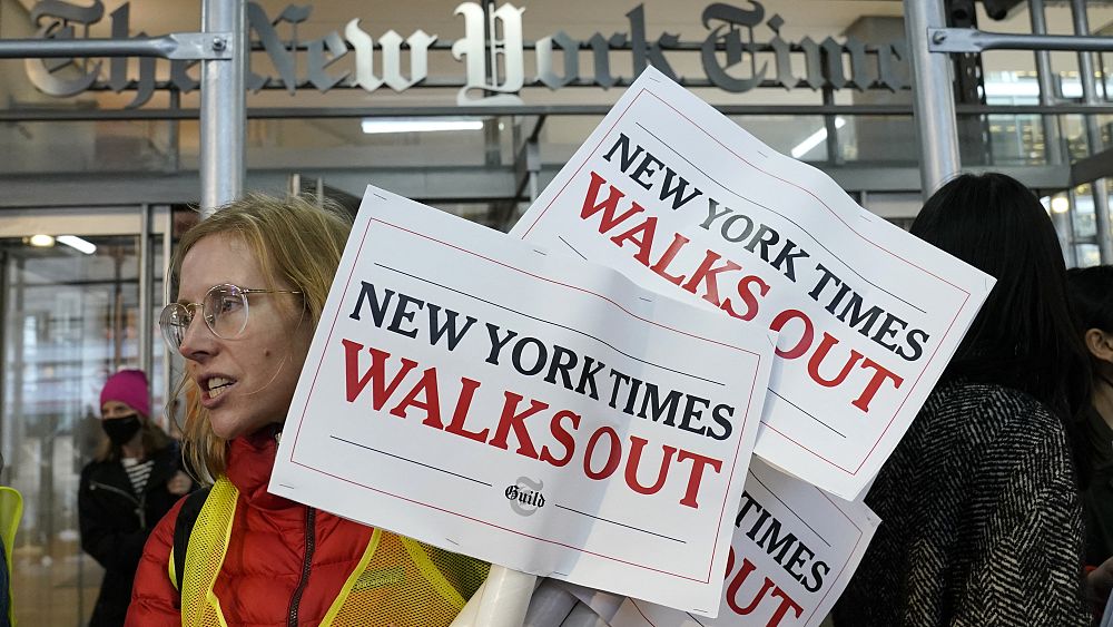 New York Times staff walk out in protest over failed negotiations