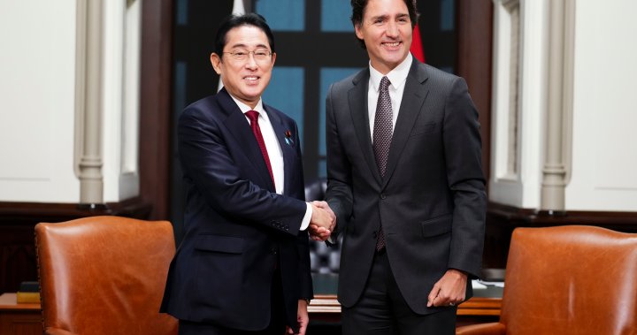 Trudeau vows trade mission, closer ties with Japan amid ‘tough’ world - National