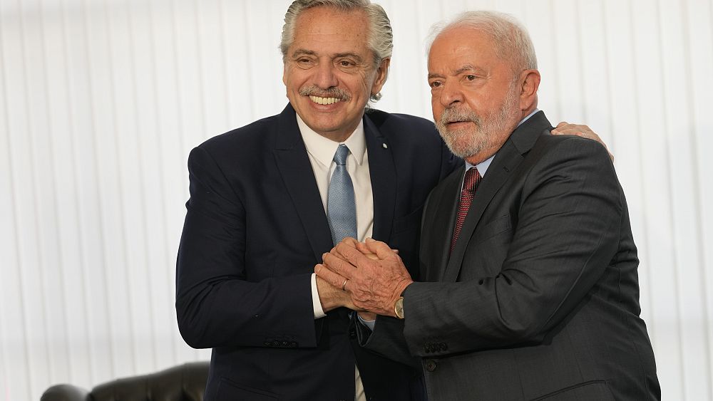 Brazil's President Luiz Inacio Lula da Silva greets world leaders on first day in office
