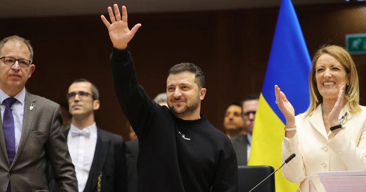 Ukraine’s Zelenskyy closes European tour with visit to EU summit - National