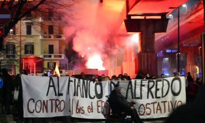 'It is torture': Protest against conditions of jailed Italian anarchist Alfredo Cospito