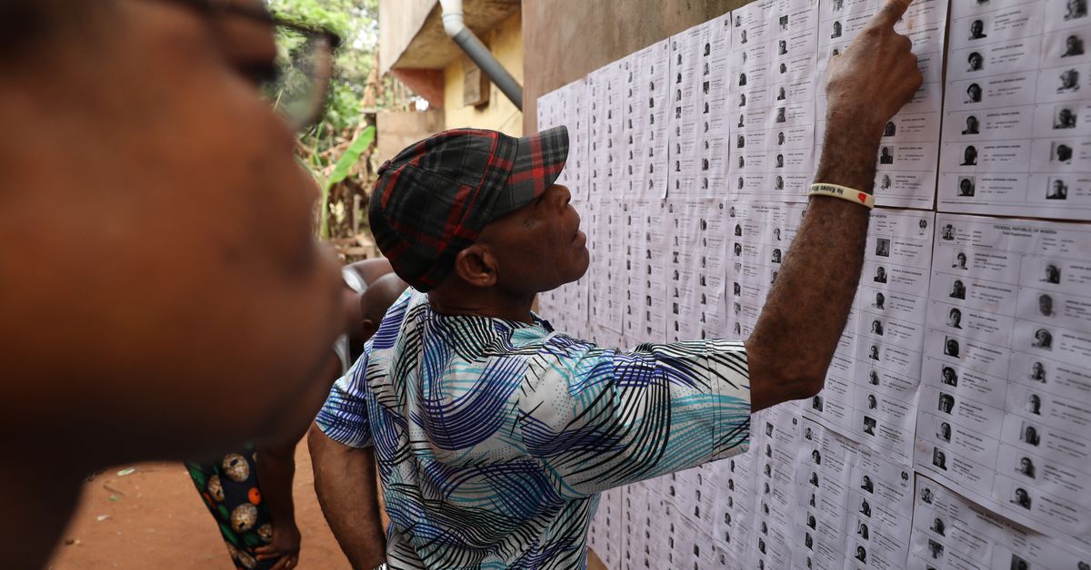 Nigerians vote for new president, braving long delays in hope of bringing change