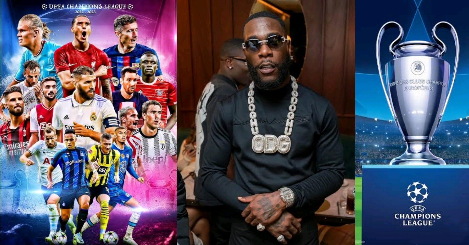 Burna Boy speaks ahead of his performance at UEFA Champions League Final in Istanbul