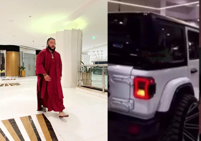 Reactions as White Money orders G-Wagon days after buying Maybach (Video)