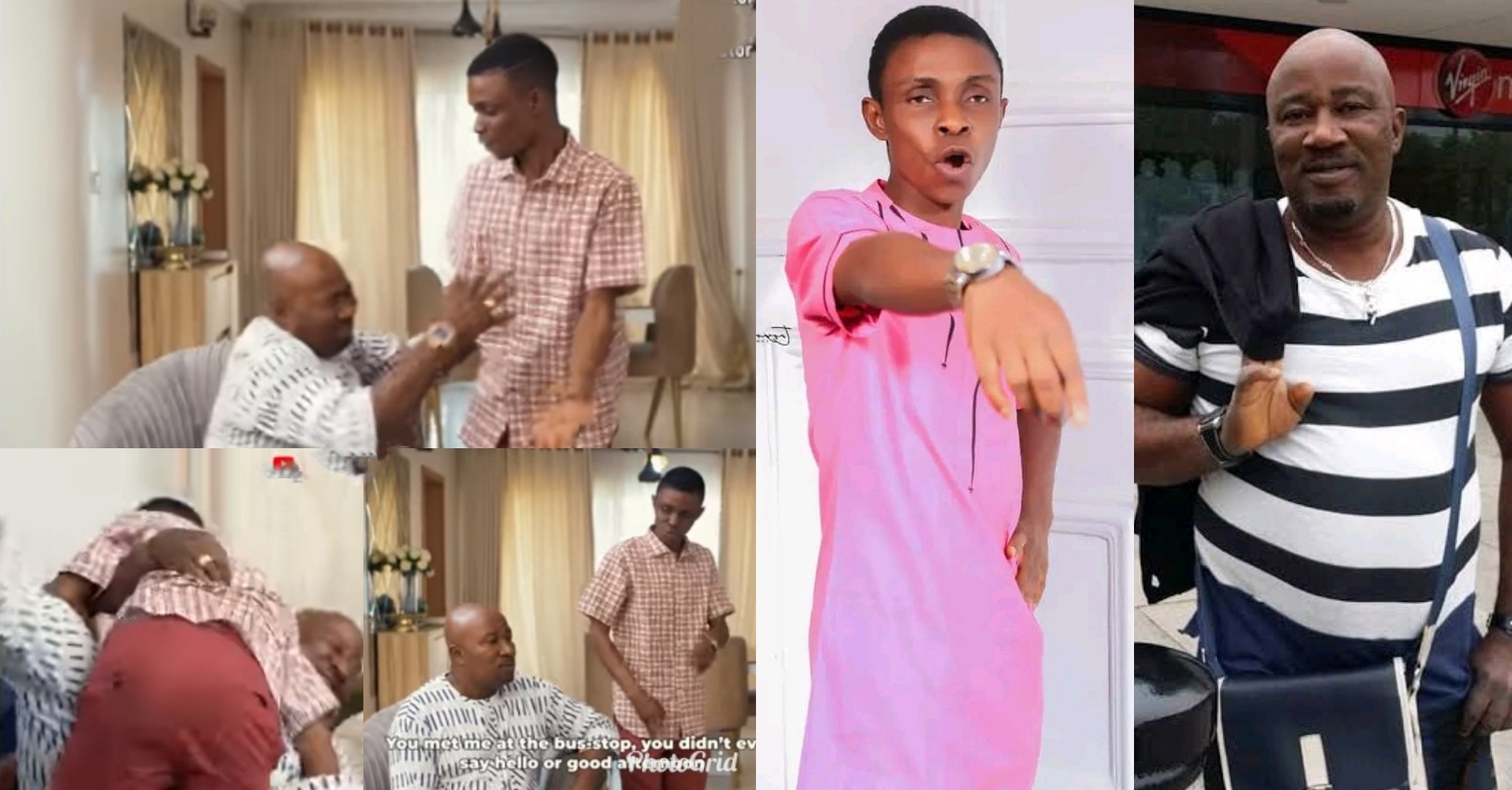 "Wahala don jam problem" - Reactions as Yoruba Actors Sisi Quadri and Mr Londoner clash in new skit (VIDEO)