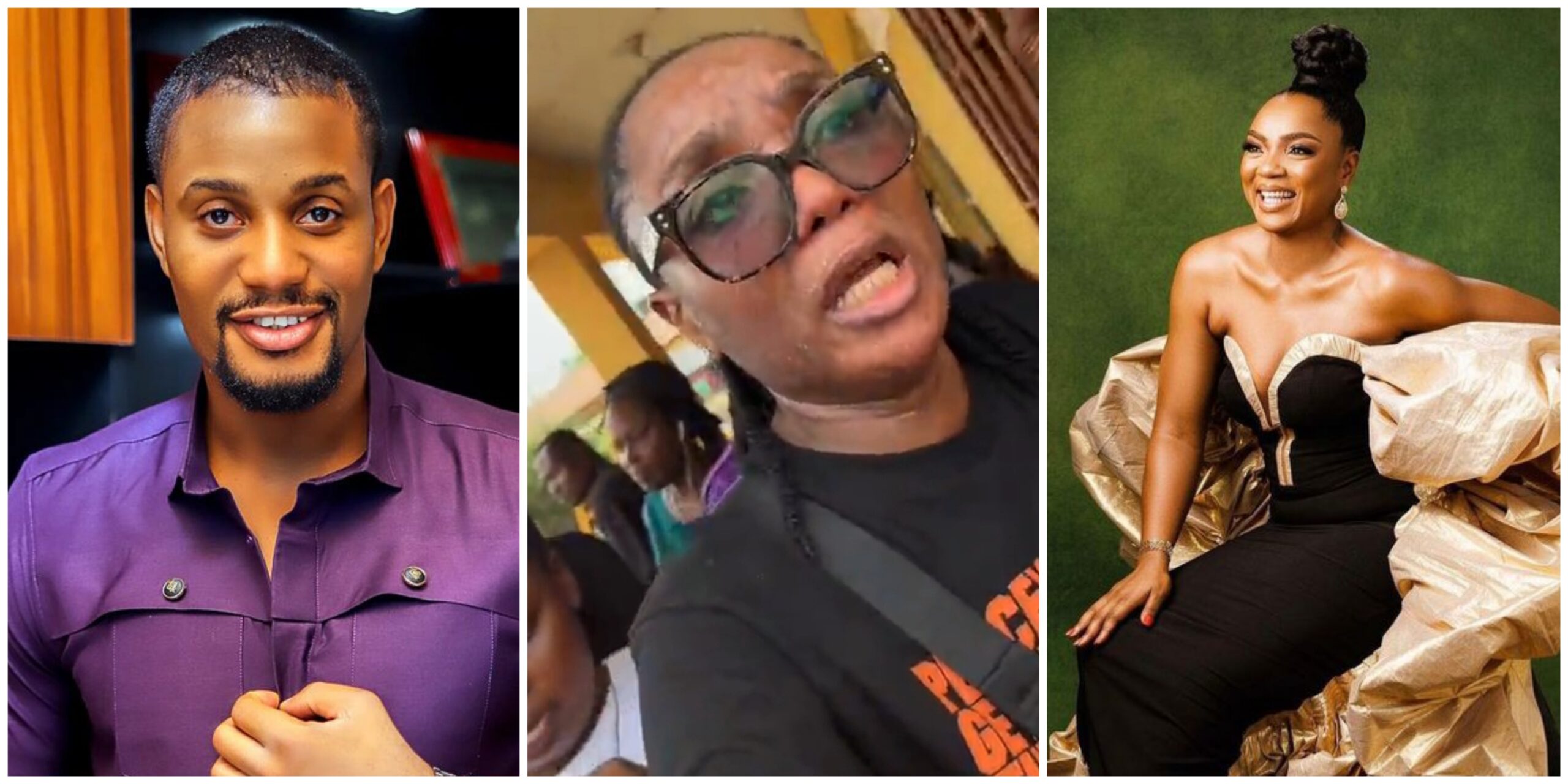 Chioma Chukwuka, others, blast Alexx Ekubo as he makes fun of actress's ordeal during presidential election