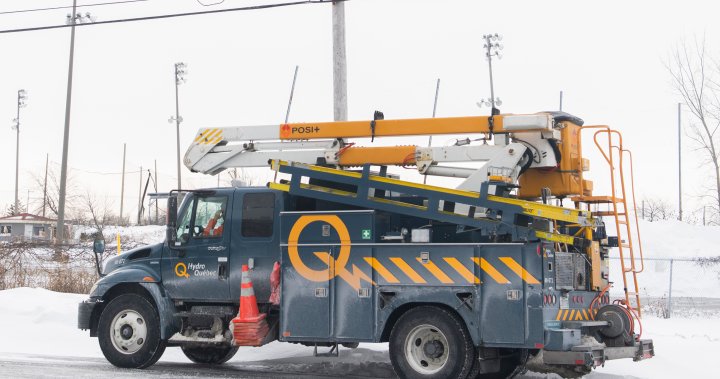 Over 24,000 Hydro-Québec customers without power after spring snow storm - Montreal