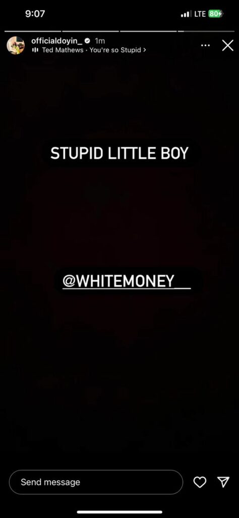 1679952359 729 Doyin drags Whitemoney after he called her out again