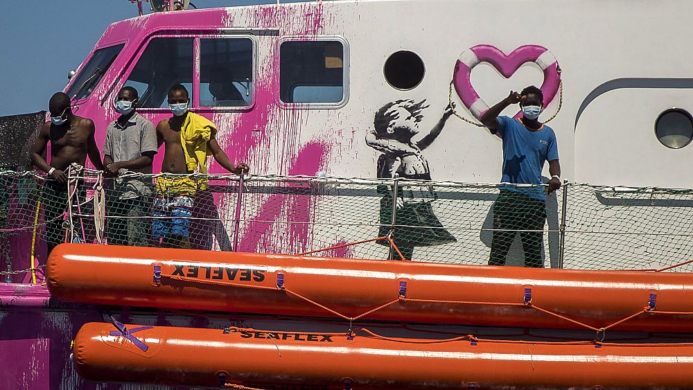 Banksy-funded migrant rescue ship impounded in Italy over Giorgia Meloni’s new policy