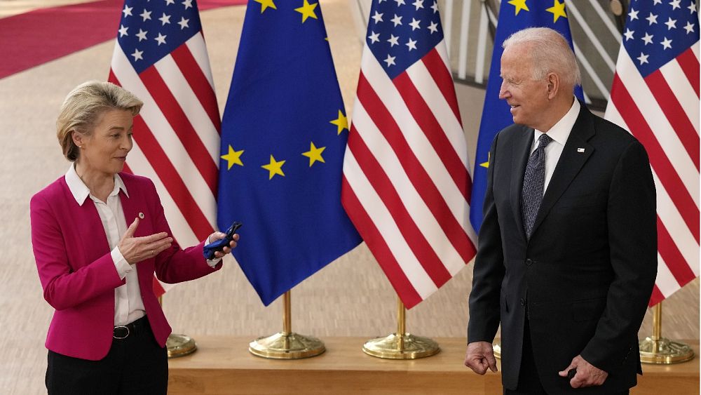 Clean tech subsidies and Ukraine to be main topics as von der Leyen meets Biden