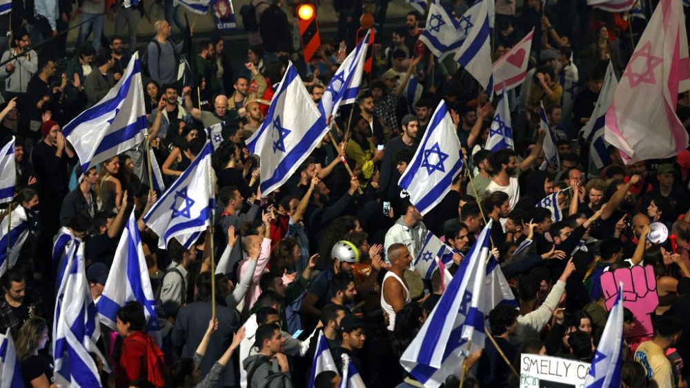 Israeli unions launch general strike as opposition to judicial reforms grows
