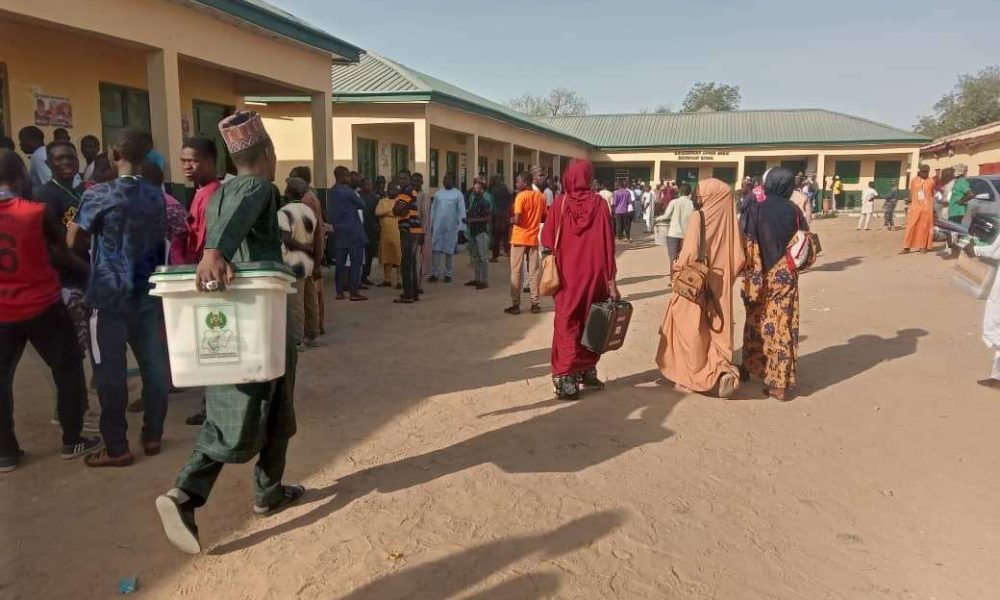 Kano Voters Storm Polling Units Early In Large Numbers