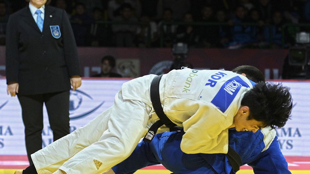 Korea takes gold at the World Judo Tour in Uzbekistan
