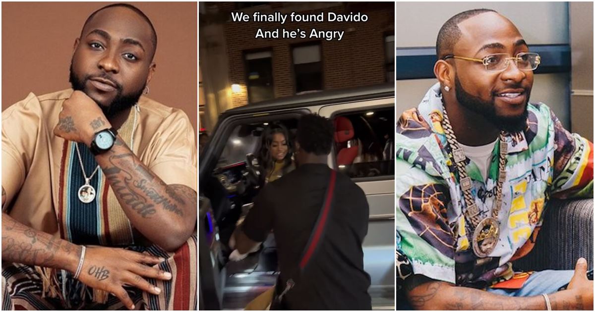 Moment Davido angrily yelled at fan who tried to approach him -VIDEO