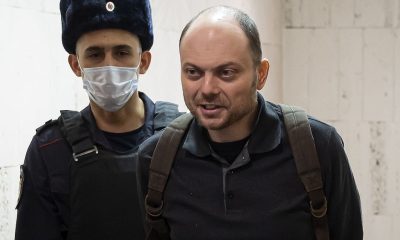 Russian opposition activist faces 25 years in prison on treason charges