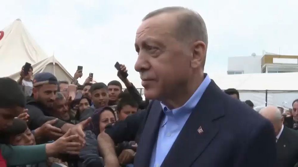 Turkey's President Erdogan visits devastated Hatay Province