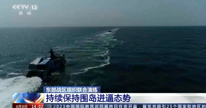 China ends Taiwan military drills after practicing blockades, strikes - National